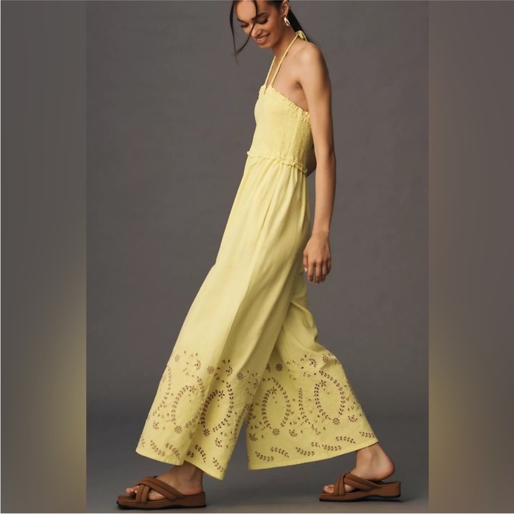Anthropologie Yellow Jumpsuit - Picture 4 of 12